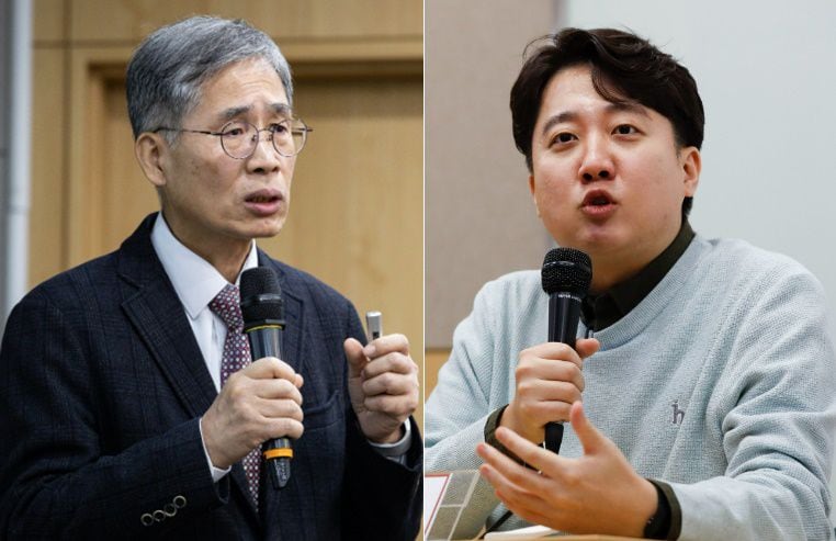 신평 변호사(왼쪽), 이준석 전 국민의힘 대표 / 뉴스1