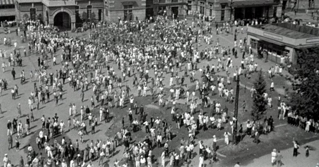 1945년 9월 하늘에서 본 서울…일제강점기·해방당시 희귀영상