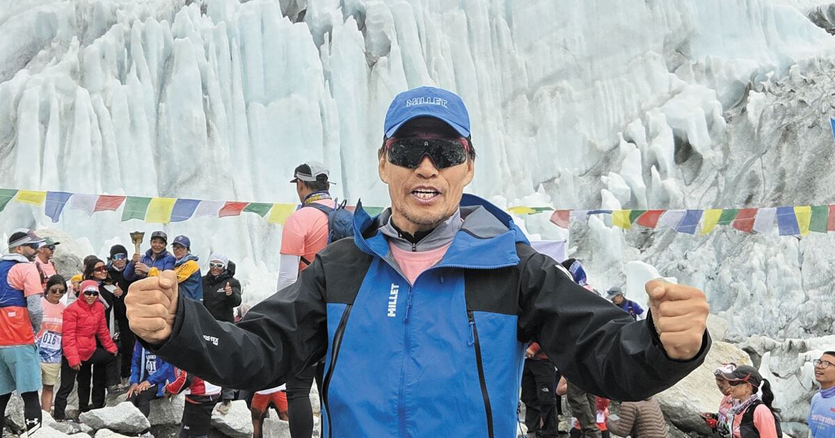 “사업이든 스포츠든 도전엔 한계 없어”… 에베레스트 마라톤 완주한 60대 기업인