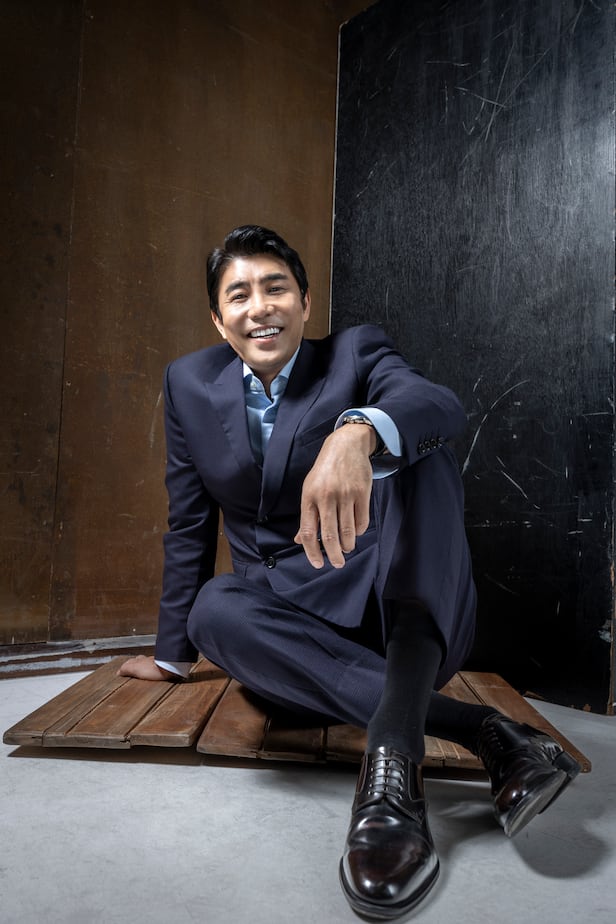 문성호는 "서반과 문성호는 닮은 듯 다르다"며 "장난치며 얘기하면 문성호지만, 혼자 멍하게 있을 땐 서반같은 모습이 나온다"고 했다. /이신영 영상미디어 기자