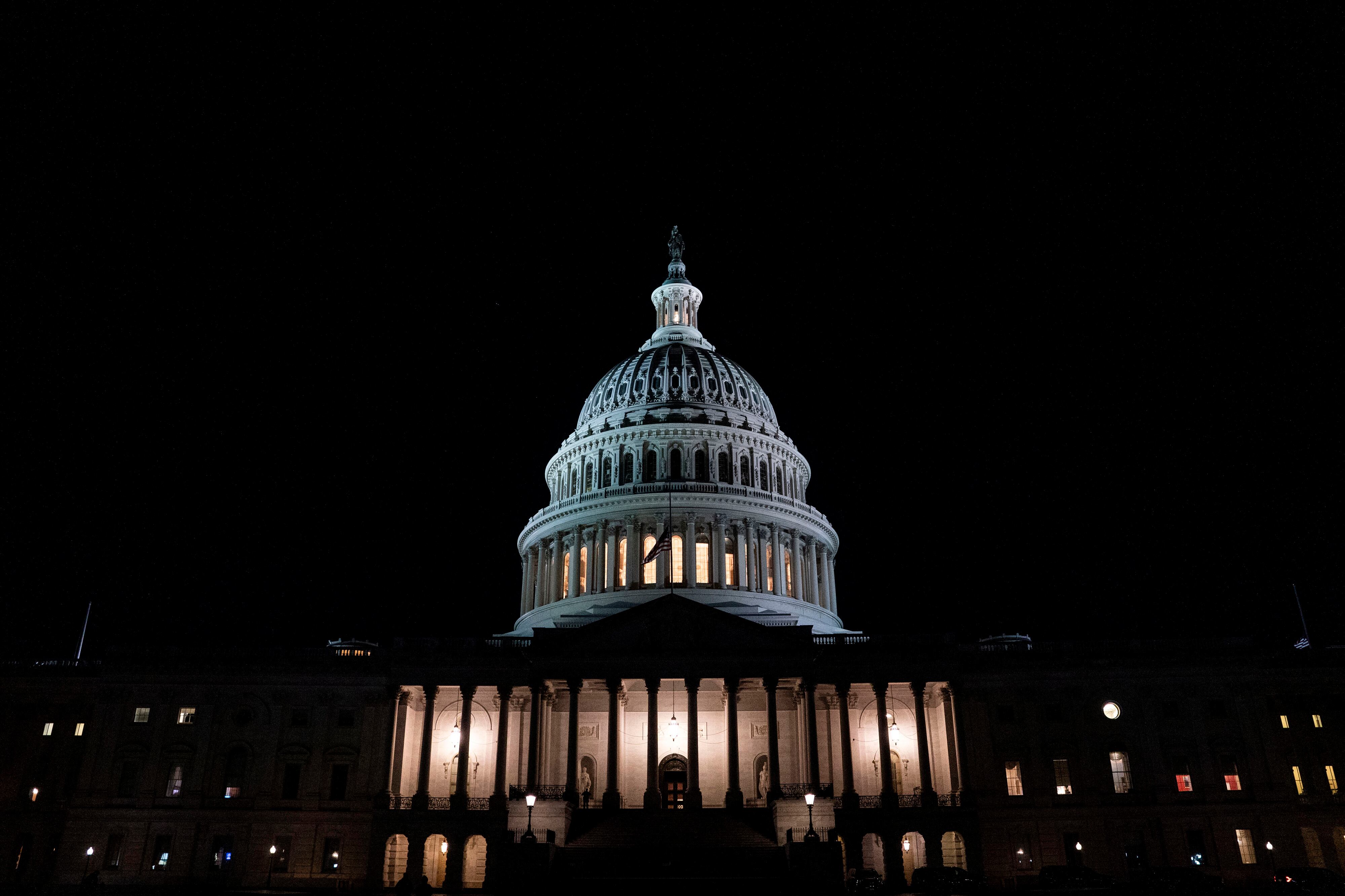 미국 워싱턴 DC의 의회 의사당 전경. /UPI 연합뉴스