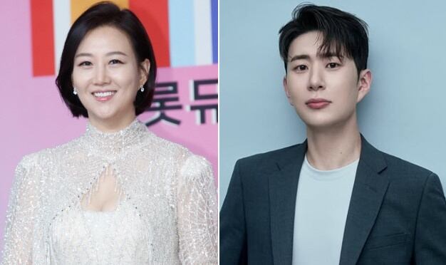 가수 장윤정(왼쪽)과 김진웅 KBS 아나운서./ 뉴스1·인스타그램