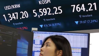 South Korea's Stock Market Plummets Over 6%, Triggers Circuit Breakers
