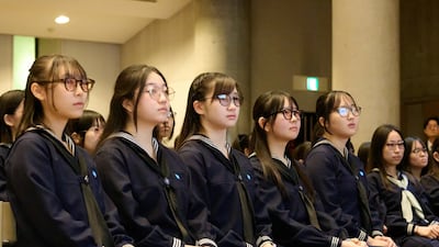 Japanese Students Wear Sunglasses with School Uniforms