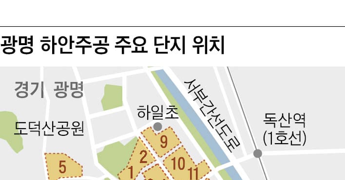 광명 하안주공 재건축… 공공임대주택 ‘암초’ 만나