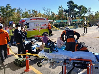 인천 문화센터서 호신용 가스총 폭발… 여성 6명 부상