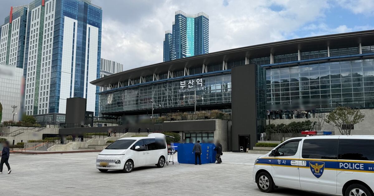 부산역 광장 관련 현장 이미지(보도사진)