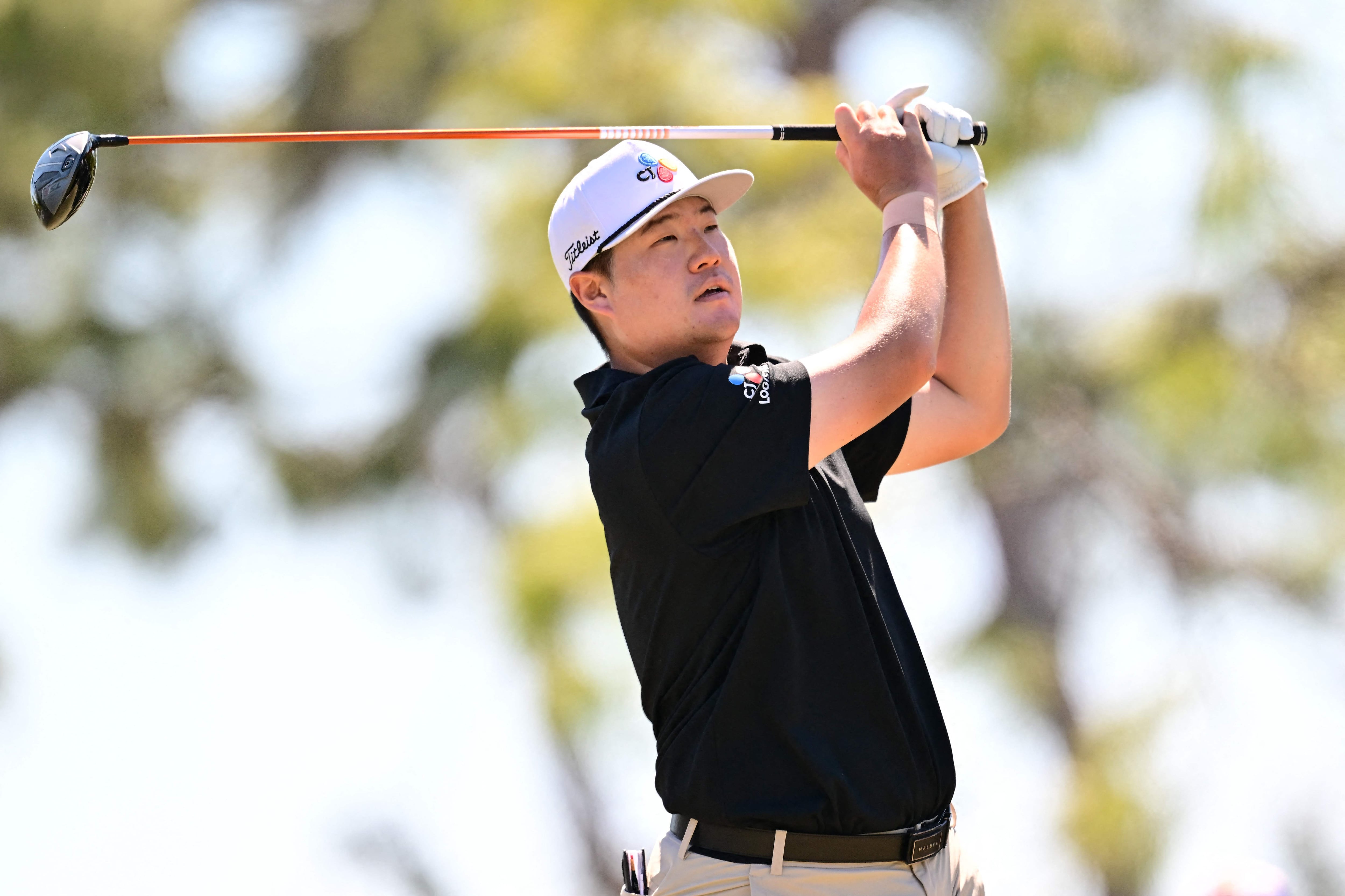 <YONHAP PHOTO-1497> PALM HARBOR, FLORIDA - MARCH 22: Sungjae Im of South Korea plays his shot from the sixth tee during the final round of the Valspar Championship 2026 at Copperhead Course at Innisbrook Resort and Golf Club on March 22, 2026 in Palm Harbor, Florida. Julio Aguilar/Getty Images/AFP (Photo by Julio Aguilar / GETTY IMAGES NORTH AMERICA / Getty Images via AFP)/2026-03-23 06:07:05/<저작권자 ⓒ 1980-2026 ㈜연합뉴스. 무단 전재 재배포 금지, AI 학습 및 활용 금지>