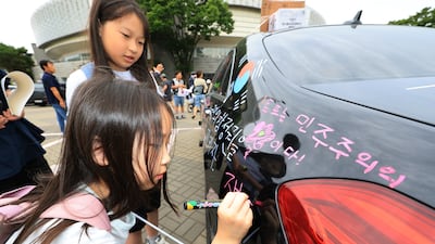 Third-Day Jamsil Voting Rights Protest Demands Revote