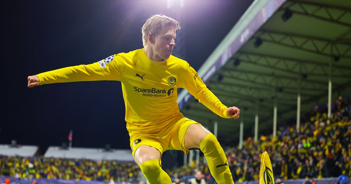 UCL 16강 1차전 보되/글림트 관련 경기 장면