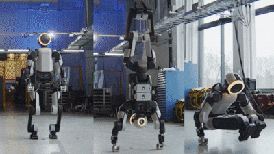 Atlas Robot Performs High-Difficulty Gymnastics Moves