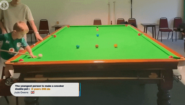 주드가 더블 포트에 성공하는 모습./기네스월드레코드 유튜브