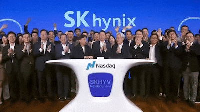 SK Hynix Debuts on Nasdaq via Opening Bell