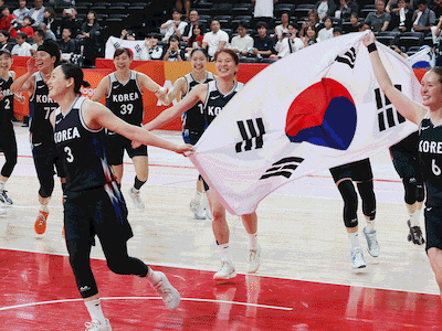 여자농구도 해냈다... 11년 만에 일본전 7연패 끊고 남녀 동반 金