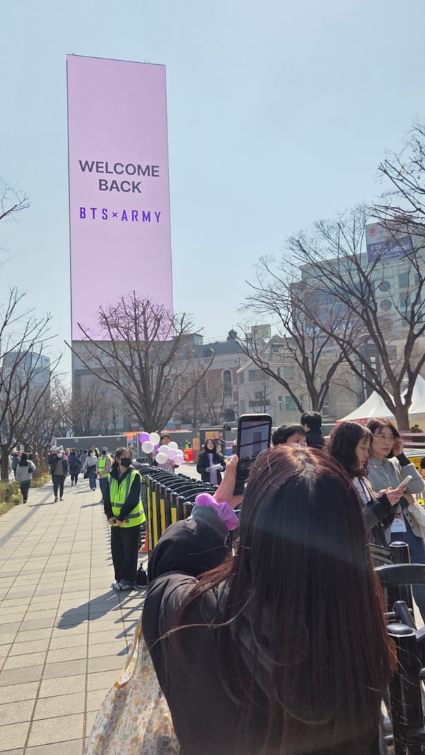 Seoul's BTS Billboards Turn Into ARMY Photo Spot