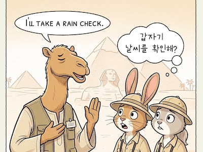 “미안하지만 다음에!”… ‘Later’보다는 ‘Rain check’