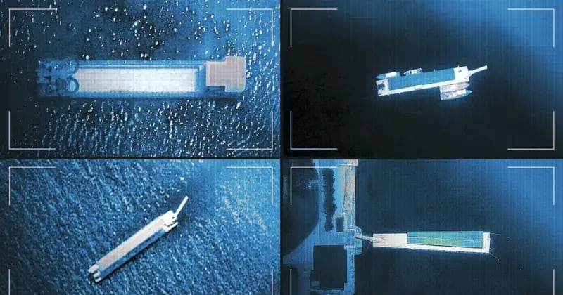 Photo: 조선일보 BBC: Satellite Imagery Reveals Yacht Near Kim's Villa