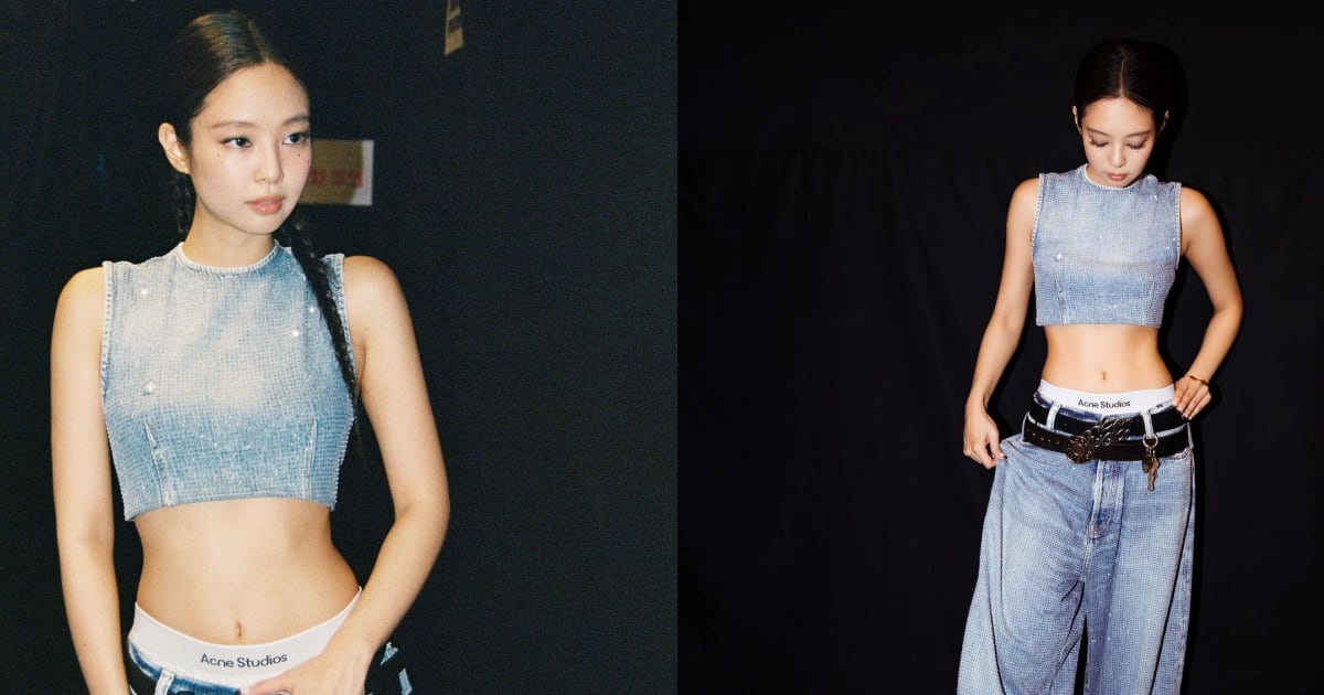 제니가 허리띠 두 개 찼다고 패션계 뒤집어짐 ㅋㅋㅋ