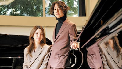 음악·공학으로 이어진… 日 스타 피아니스트·韓 프로듀서 부부