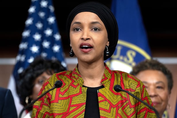 Democratic Representative Ilhan Omar, the first Somali-American elected to the U.S. House of Representatives. /AP-Yonhap