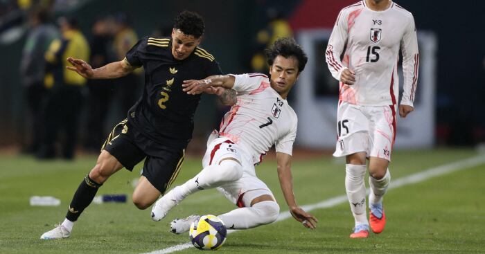 훈련 중인 일본 대표팀 – 사진: 조선일보