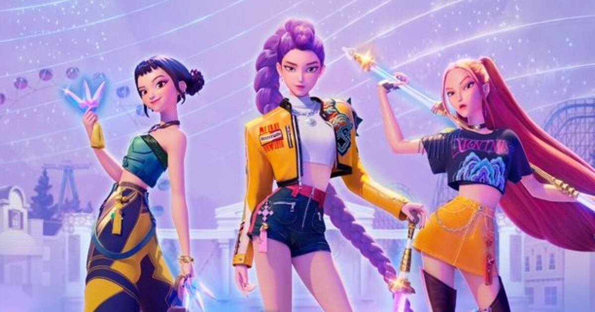 케이팝 데몬 헌터스 골든글로브 주제가상 관련 이미지