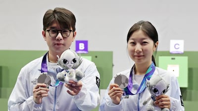 한국 사격의 대회 첫 은메달, 반효진·박하준이 해냈다