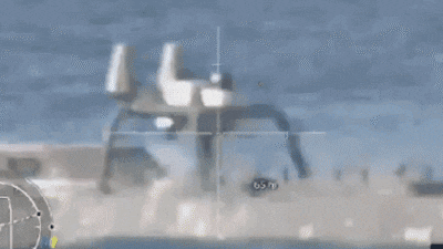 Ukrainian Navy Sinks Russian Drone in First Drone Battle at Sea