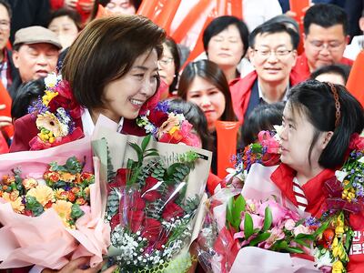 나경원, 출구조사 뒤집고 동작을 탈환...4년만에 국회 재입성