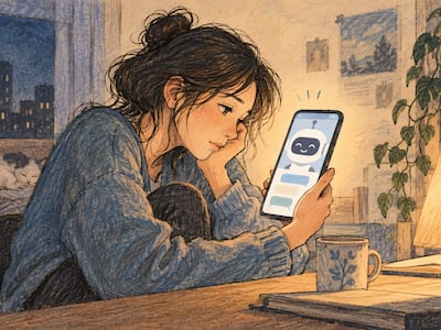 10명 중 7명 AI서 위로받아… 정부 ‘'사람처럼 의존 안돼" 가이드라인 발표