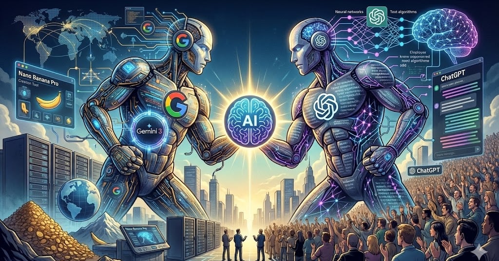 AI 승자는?...기술력 앞세운 '제미나이' vs 대중성의 '챗GPT' - 뉴스 썸네일 이미지