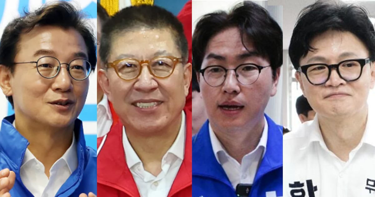 부산 북갑 보궐선거, 한동훈 38.2% vs 하정우 34% 접전