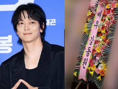 “킹동원” 강동원, 팬 결혼식 챙겼다…청첩장 받고 화환 선물