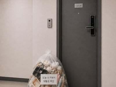“먹고 남은 배달 용기 대신 버려드립니다”