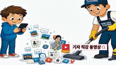 스마트폰에 쌓여 있는 다크 데이터, 말끔히 지워주는 청소부<다크 데이터 청소부> 직업 뜬대요