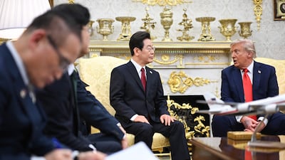 트럼프, 주한미군 감축 질문에 “미군 부지 소유권 원해”