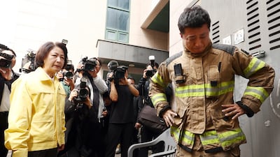 Gyeonggi Gov. Visits Fire Site After Calling Firefighting Fiscal Drain
