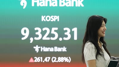 KOSPI Breaks 9,300 on U.S. Semiconductor Surge