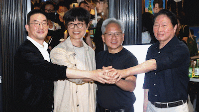 Round 1: Samgyeopsal & Soju. Round 2: Chicken & Whiskey — Jensen Huang and Korea’s Top Executives Hit Hongdae on a Friday Night