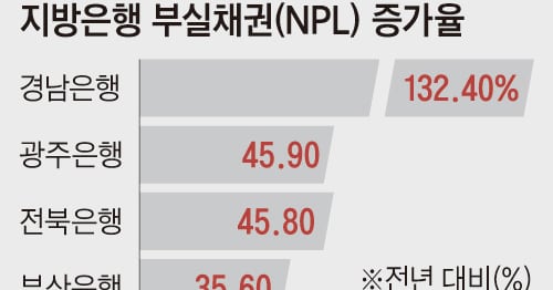 지방銀 부실채권 1년새 49% 급증... 건전성 관리 경고음 - 뉴스 썸네일 이미지