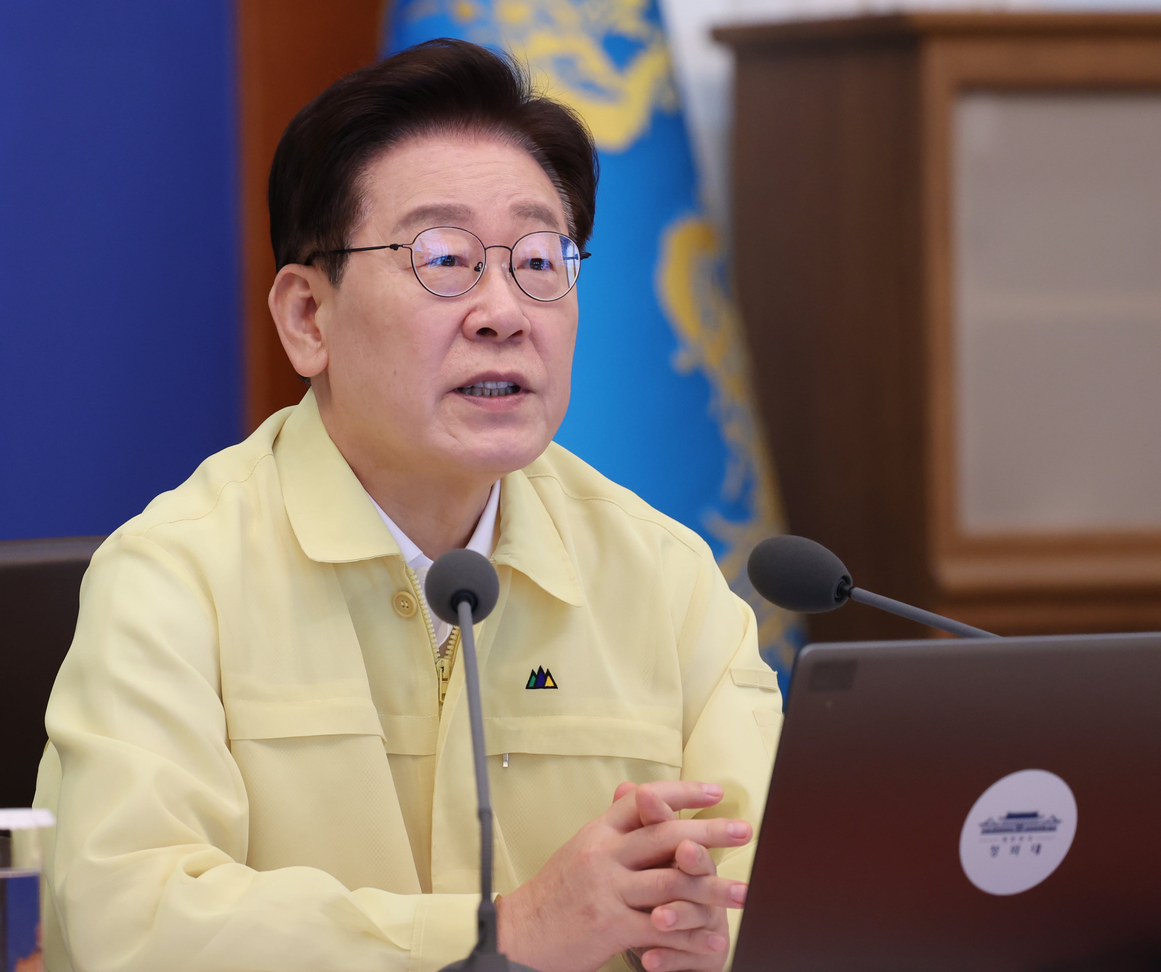 이재명 대통령이 18일 청와대에서 열린 을지국무회의에서 발언하고 있다. /연합뉴스