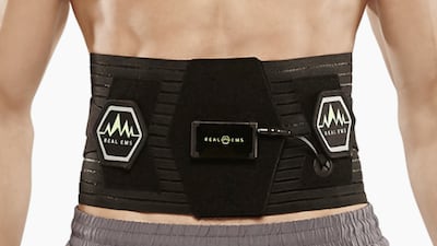 2주 사용 85.7% 허리둘레 감소, 가만히 차고만 있어도 복부 근육 운동되는 벨트