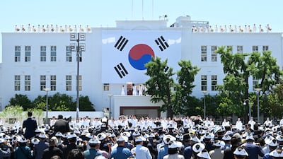 ‘최후 항전지’서 열린 5·18기념식… 마지막 가두방송 목소리로 ‘국기에 대한 경례’