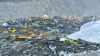 Human Heat at Everest Base Camp Melts 2,500 Tons of Ice Every Spring