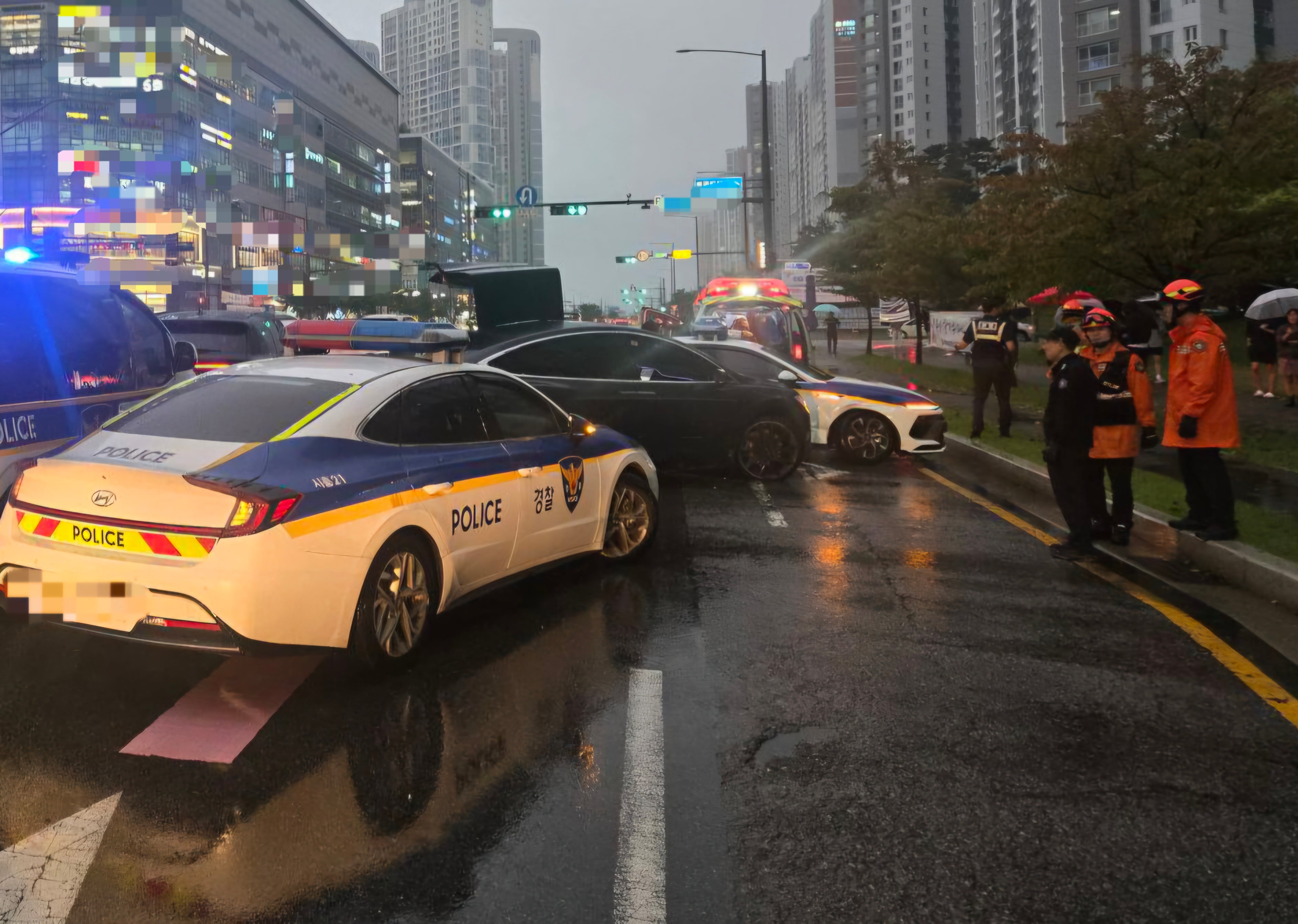 절도 차량 검거 모습. /경기도소방재난본부