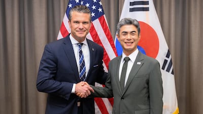 동맹국들 국방장관 만난 헤그세스… 강신철 회담 결과만 발표 안 했다