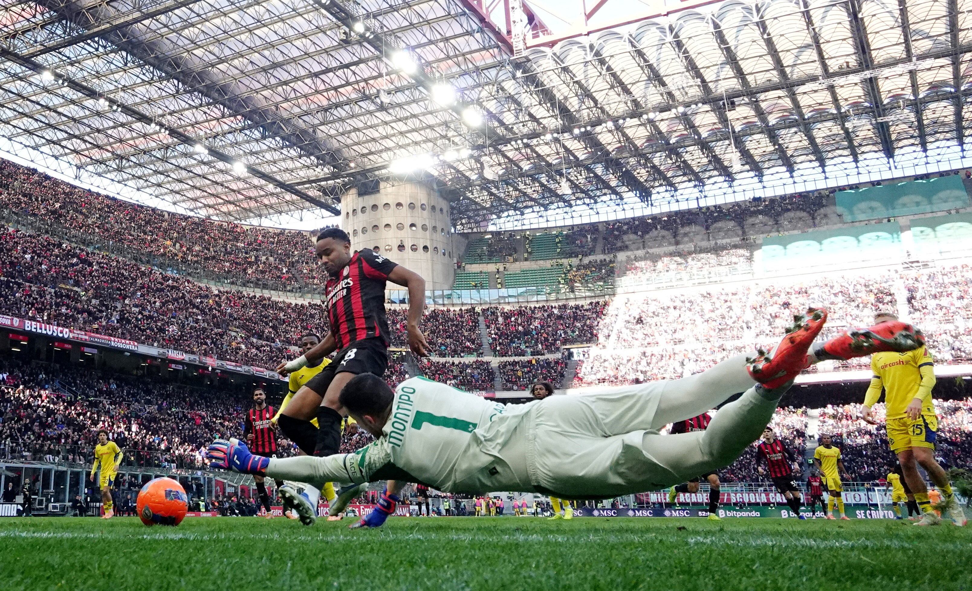 세리에 A AC 밀란의 경기가 펼쳐지는 산시로 스타디움의 모습 /로이터 연합뉴스