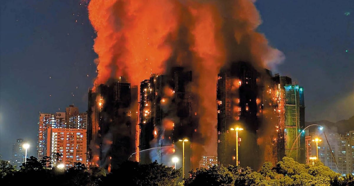 Bamboo Scaffolding Fuels Hong Kong High-Rise Fire