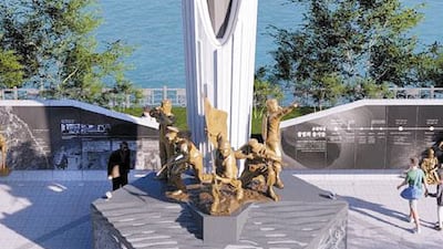 춘천 6·25 참전 유공자 기념탑 오늘 제막… 3286명 이름 새겨