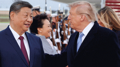 Trump Hails Xi as 'Great Leader' in State Visit